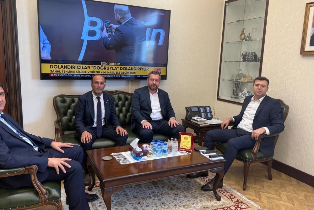 İÇİŞLERİ BAKANLIĞI PERSONEL GENEL MÜDÜRÜ SAYIN NEDİM AKMEŞE'Yİ ZİYARETİMİZ.