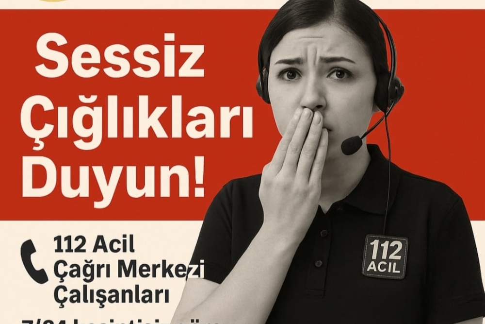 BİRLİK-SEN KONFEDERASYONUN DAN 112 ACİL ÇAĞRI MERKEZİ ÇALIŞANLARINA DESTEK