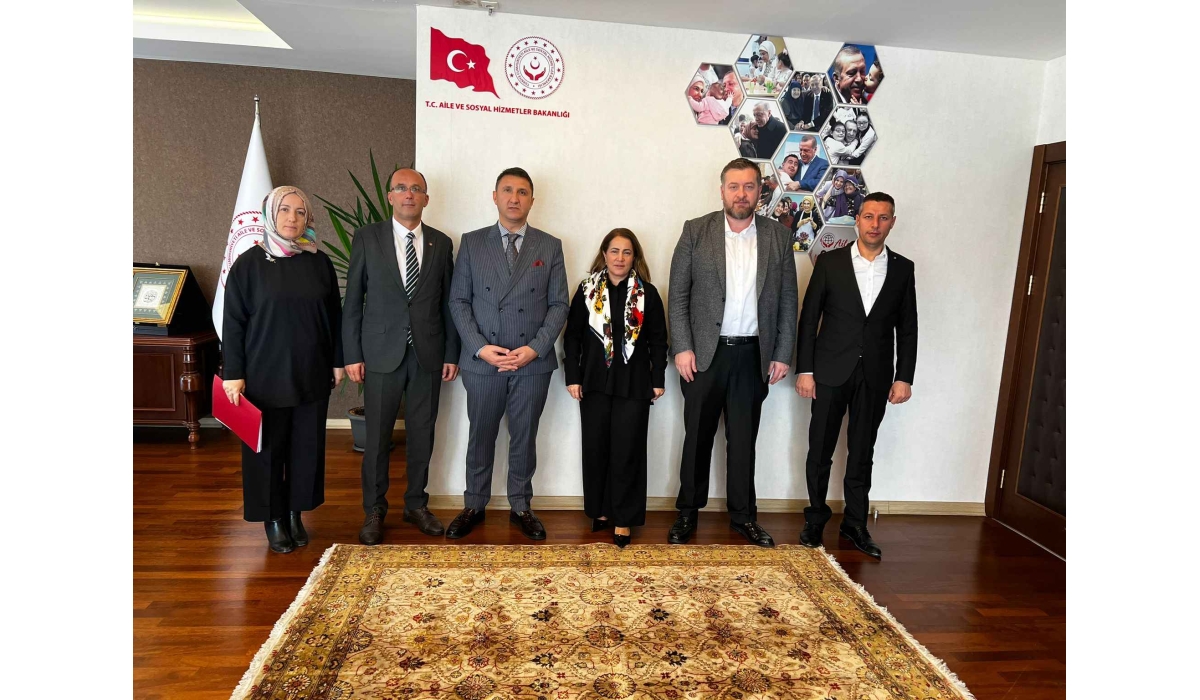 Aile Sosyal Hizmetler Bakan yardımcısını ziyaretimiz