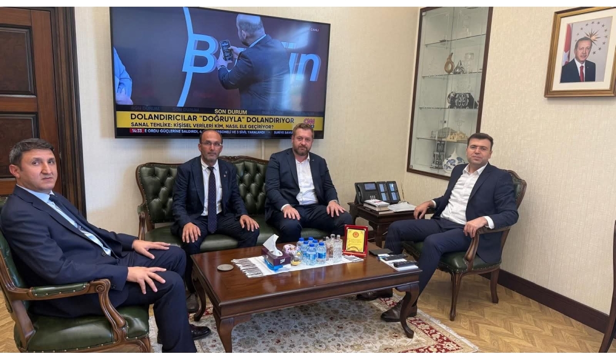 İÇİŞLERİ BAKANLIĞI PERSONEL GENEL MÜDÜRÜ SAYIN NEDİM AKMEŞE'Yİ ZİYARETİMİZ.