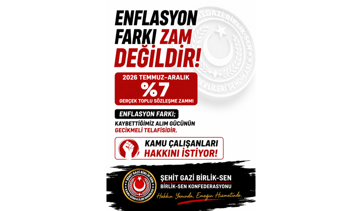 ENFLASYON FARKI ZAM DEĞİLDİR