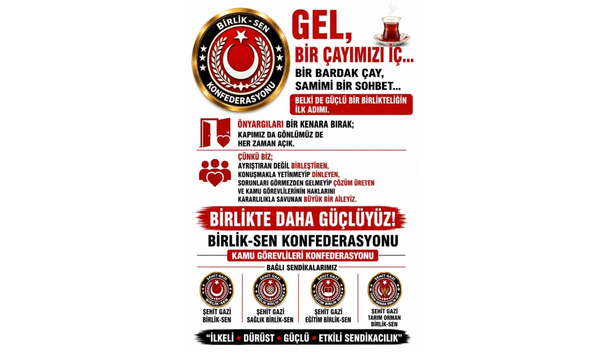 BİR ÇAY, BİR SOHBET, GÜÇLÜ BİR BAŞLANGIÇ…