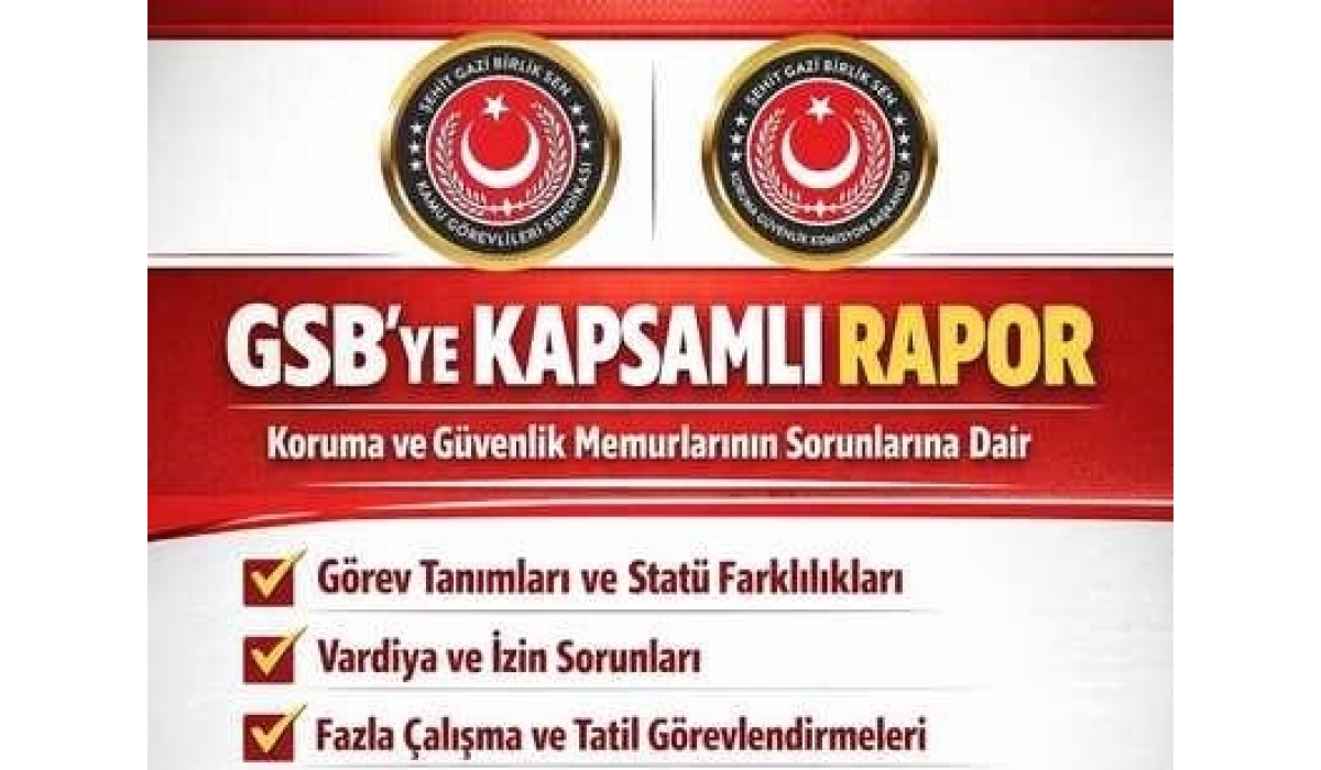 Birlik Sen Konfederasyonu Koruma ve Güvenlik Komisyonu’ndan GSB’ye Kapsamlı Rapor