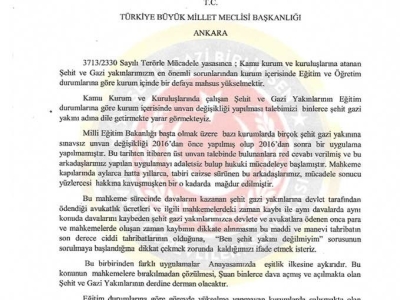 Haklı Mücadelemiz Sonuna Kadar Sürecektir