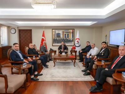 SAMSUN VALİSİ SAYIN ORHAN TAVLI'YI MAKAMINDA ZİYARETİMİZ 