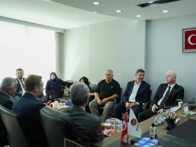 İstanbul Valisi Sayın Davut GÜL Valimizi Sendikamızın Genel Merkezimizde ağırladık 