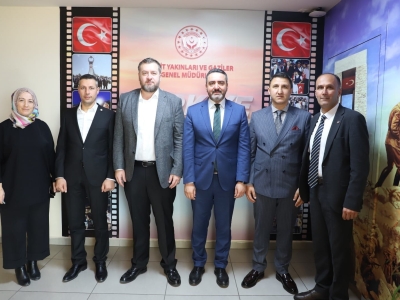  Şehit Gazi Genel Müdürü Sayın Muharrem KURT’u Makamında ziyaretimiz
