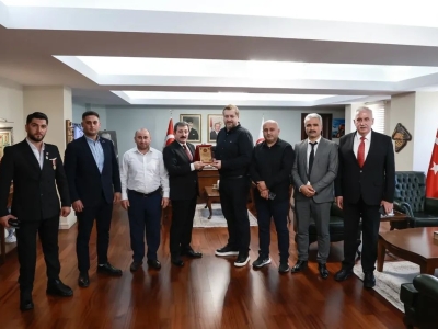 SAMSUN VALİSİ SAYIN ORHAN TAVLI'YI MAKAMINDA ZİYARETİMİZ 