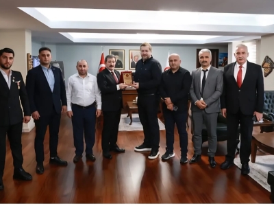 SAMSUN VALİSİ SAYIN ORHAN TAVLI'YI MAKAMINDA ZİYARETİMİZ 