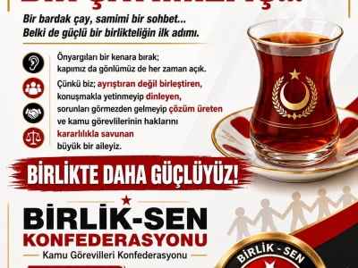 BİR ÇAY, BİR SOHBET, GÜÇLÜ BİR BAŞLANGIÇ…