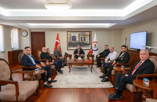 SAMSUN VALİSİ SAYIN ORHAN TAVLI'YI MAKAMINDA ZİYARETİMİZ 