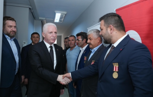 İstanbul Valisi Sayın Davut GÜL Valimizi Sendikamızın Genel Merkezimizde ağırladık 