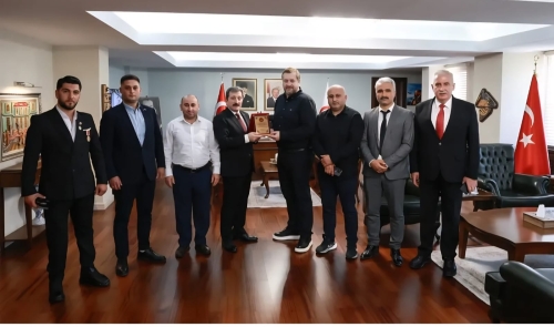 SAMSUN VALİSİ SAYIN ORHAN TAVLI'YI MAKAMINDA ZİYARETİMİZ 