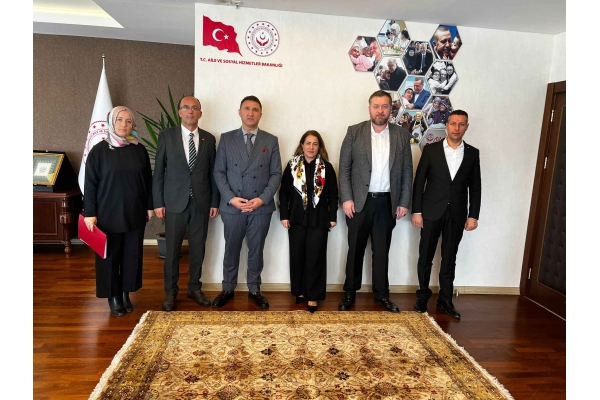 Aile Sosyal Hizmetler Bakan yardımcısını ziyaretimiz
