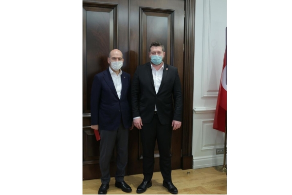 İçişleri Bakanımız Sayın Süleyman SOYLU' ya Ziyaretimiz
