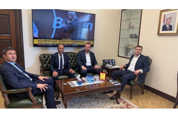 İÇİŞLERİ BAKANLIĞI PERSONEL GENEL MÜDÜRÜ SAYIN NEDİM AKMEŞE'Yİ ZİYARETİMİZ.