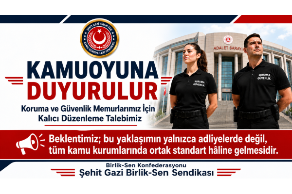 KAMUOYUNA DUYURULUR
