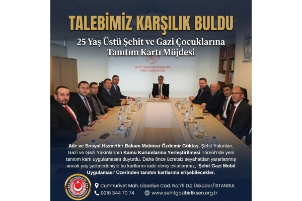 TALEBİMİZ KARŞILIK BULDU 