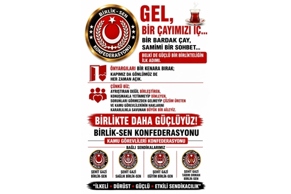 BİR ÇAY, BİR SOHBET, GÜÇLÜ BİR BAŞLANGIÇ…