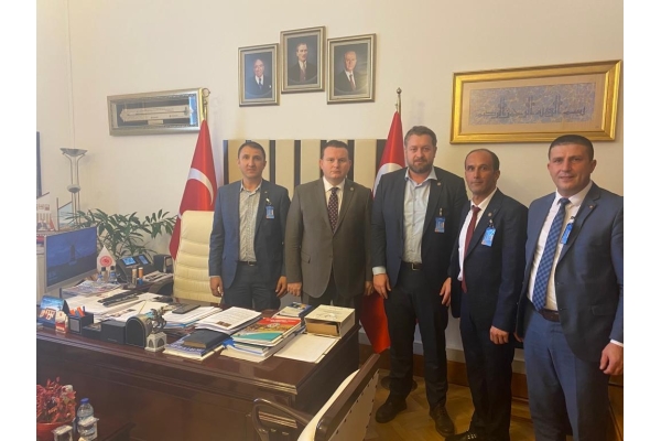 T.B.M.M'de MHP Grup Başkanvekili Sayın Levent BÜLBÜL Beyefendiyi Ziyaretimiz 
