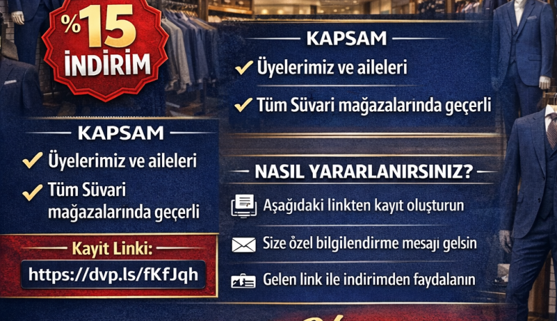 SÜVARİ GİYİM İLE TÜRKİYE GENELİNDE GEÇERLİ 