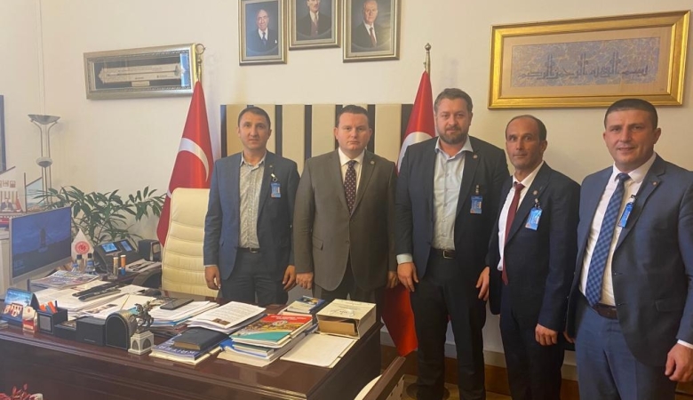 T.B.M.M'de MHP Grup Başkanvekili Sayın Levent BÜLBÜL Beyefendiyi Ziyaretimiz 